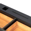 Floating Shelf With Drawer, Multi-Purpose Wall-Mounted Vanity Table, Mounted Desk, Floating Table For Bedroom, Bathroom, Hairdressers - Black / Golden - Image 10