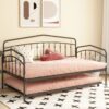 Fox - Twin Daybed With Twin Trundle - Black - Image 6