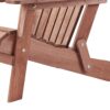 Oversize Outdoor Folding Adirondack Chair, Patio Chair For Garden Backyard Porch Pool Deck Firepit - Coffee - Image 20