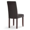 Acadian - Parson Dining Chair (Set of 2) - Tanners Brown - Image 5
