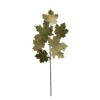 Velvet Maple Leaf Spray, Botanicals Decor For Harvest Festival Fall Festival & Thanksgiving Table Decorations (Set of 6) - Green - Image 7