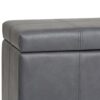Dover - Storage Ottoman Bench - Stone Gray - Image 6