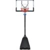Portable Basketball Hoop Basketball System 8-10Ft Height Adjustable For Youth Adults LED Basketball Hoop Lights, Colorful Lights, Waterproof, Super Bright To Play At Night Outdoors, Good Gift For Kids - Black - Image 11