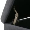 Avalon - Storage Ottoman Bench - Slate Gray - Image 5