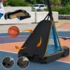 Portable Basketball Hoop Basketball System 8-10Ft Height Adjustable For Youth Adults LED Basketball Hoop Lights, Colorful Lights, Waterproof, Super Bright To Play At Night Outdoors, Good Gift For Kids - Black - Image 7