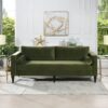 Nicholi - Mid-Century Modern Sofa - Olive Green - Image 11