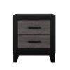 Soluto - Nightstand - Gray / Black - Image 2