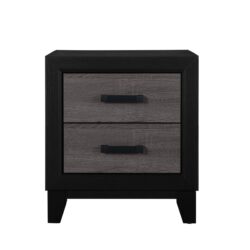 Soluto - Nightstand - Gray / Black