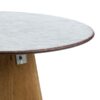 Galvanized Metal And Wood Cake Plates (Set of 2) - Brown - Image 7