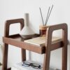 Premium Storage Organizer, 3-Tier Beech Shoe Rack For Entryway, Living Room - Walnut - Image 14
