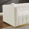 Eleanor - Sofa Boucle - Beige / Gold / Ivory / Ivory White - Image 4