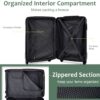 Hardshell Luggage Sets 6 Piece Suitcase Set, Expandable Lightweight Suitcases With Wheels, Tsa Lock - Green - Image 15