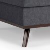 Owen - Square Coffee Table Storage Ottoman - Slate Gray - Image 5