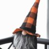 Halloween Gnome Decor (Set of 4) - Black / Gray / Orange - Image 8