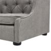 Robin - Tufted Wingback Pet Sofa Bed, Medium, Uptown Resistant High - Gray Stain - Image 6