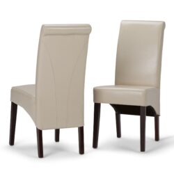 Avalon - Deluxe Parson Dining Chair (Set of 2) - Satin Cream