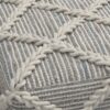Cowan - Square Pouf - Gray / Natural - Image 5