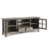 Acadian - TV Media Stand - Distressed Gray - Image 3