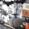 Pumpkin Decor, For Holiday Halloween Decoration - Black / White - Image 9