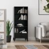 Harper - Bookcase With Storage - Black - Image 6