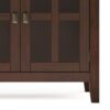 Artisan - Large 4 Door Sideboard Buffet - Russet Brown - Image 8
