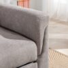 Hannah - Woven Convertible Armchair - Gray - Image 2