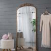 Lavish - Full Length Mirror, AntiqueMetal Floor Mirror For Living Room, Bedroom - Gold - Image 3