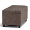 Sienna - Storage Ottoman Bench - Fawn Brown - Image 4