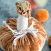 Pumpkin Ornament For Holiday Harvest Festival Fall Festival & Thanksgiving (Set of 6) - Brown Multi - Image 2