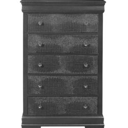 Shaker - Crocodile Chest - Metallic Gray