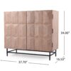 Geometry Accent Cabinet - White - Image 5