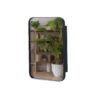Recessed Metal Framed Medicine Cabinet With Mirror And Adjustable Shelves Wall Mirror With Storage For Bathroom - Black - Image 7