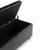 Hamilton - Storage Ottoman - Midnight Black - Image 5