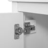 Bathroom Vanity Base Only, Solid Wood Frame, Bathroom Storage Cabinet With Doors And Drawers - White - Image 16