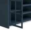 Nantucket - TV Stand Console For TVs Up To 80" - Blue Denim, Whiskey - Image 6