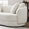 Dylan - Modern French Boucle Sofa - White - Image 8