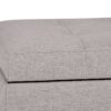 Cosmopolitan - Storage Ottoman - Cloud Gray - Image 6