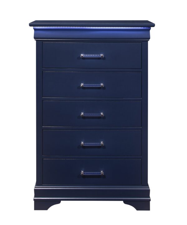Charlston - Chest With LED - Blue
