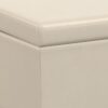 Avalon - Extra Large Storage Ottoman Bench - Satin Cream - Image 4