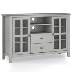 Artisan - Tall TV Media Stand - Fog Gray