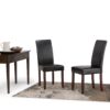 Acadian - Parson Dining Chair (Set of 2) - Midnight Black - Image 9