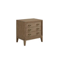 3 Drawer Nightstand With USB - Latte