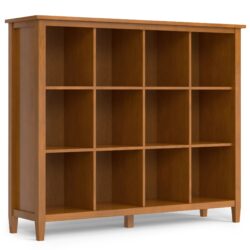 Warm Shaker - 12 Cube Storage - Brown
