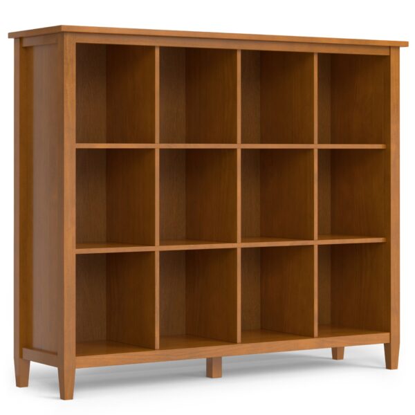 Warm Shaker - 12 Cube Storage - Brown
