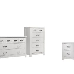 Cassini - 3 Piece Bedroom Set - White