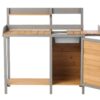 Outdoor Potting - Bench, Workstation Table With Cabinet For Backyard Garden Supplies - Brown / Gray - Image 12