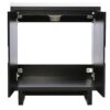 Bathroom Vanity Set With Sink, Combo Cabinet, Bathroom Storage Cabinet, Solid Wood Frame - Black - Image 18