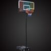 Portable Basketball Hoop Basketball System 4.76-10Ft Height Adjustable For Youth Adults LED Basketball Hoop Lights, Colorful Lights, Waterproof, Super Bright To Play At Night Outdoors, Good Gift For Kid - Black - Image 11