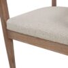 Americana - Mid-Century Modern Cane Back Dining Chair Textured Weave - Taupe Beige - Image 5