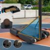 Portable Basketball Hoop Basketball System 4.76-10Ft Height Adjustable For Youth Adults LED Basketball Hoop Lights, Colorful Lights, Waterproof, Super Bright To Play At Night Outdoors, Good Gift For Kid - Black - Image 5